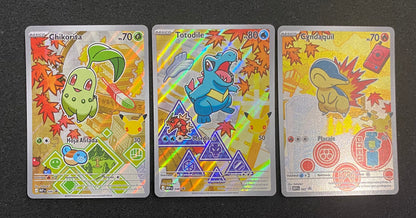 Chikorita, Cyndaquil, Totodile | Primer compañero Serie 2
