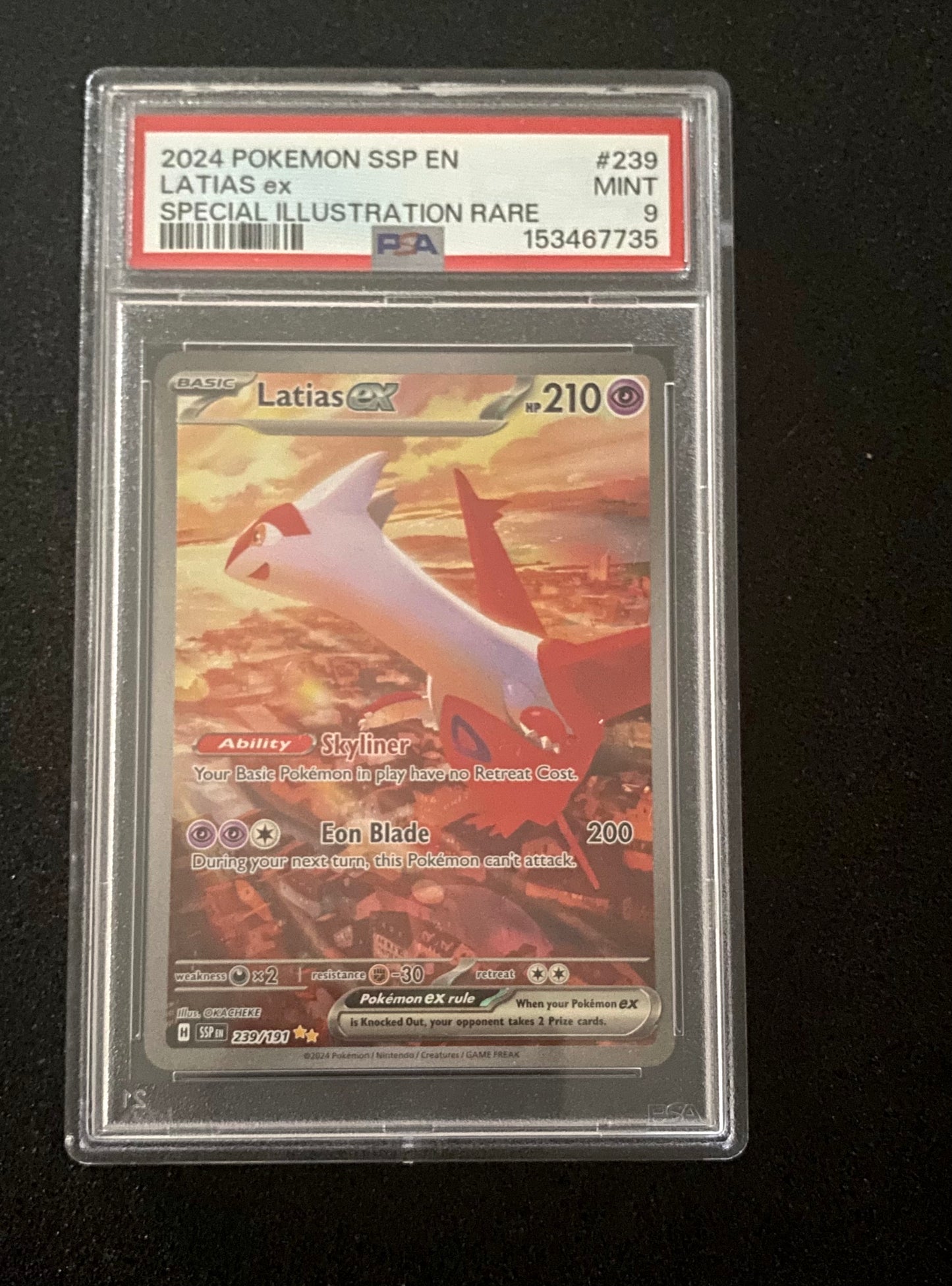 PSA 9 - 2024 Latias ex