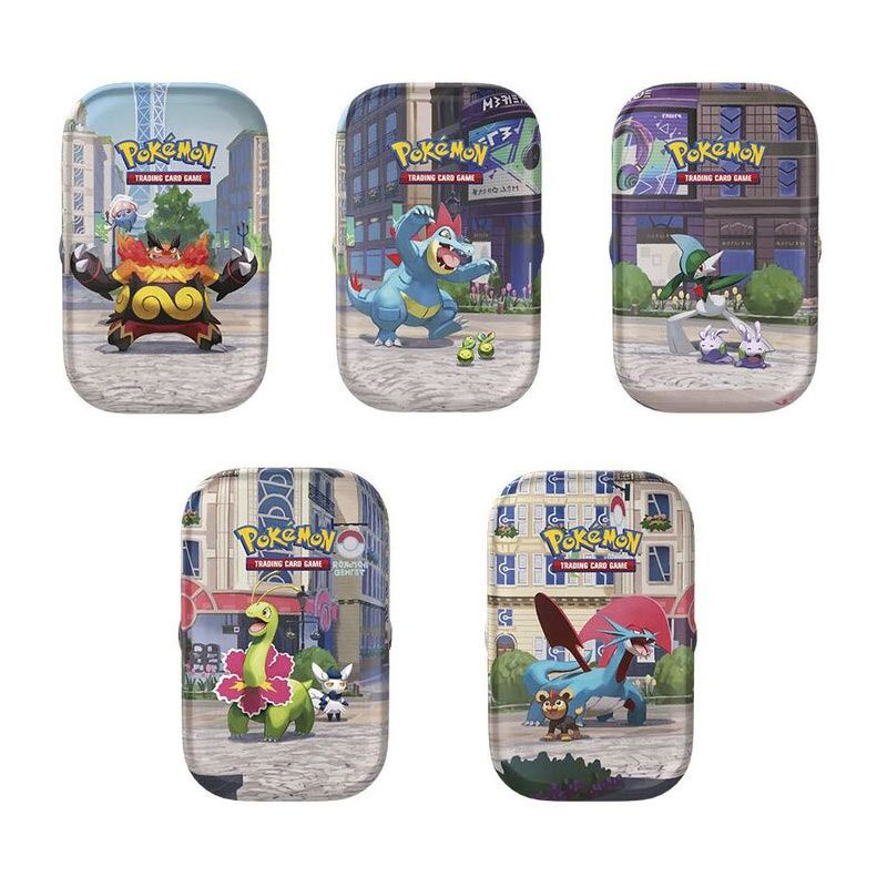 1 Mini Lata: Lumiose City Mini Tin Display Pokémon TCG