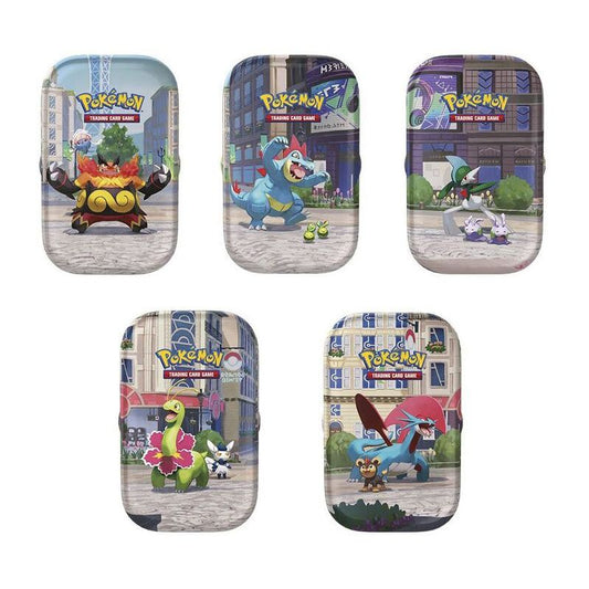 1 Mini Lata: Lumiose City Mini Tin Display Pokémon TCG